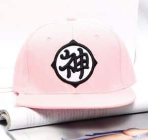Dragon Ball Kami Guardian God Kanji Hip Hop Snapback Hat Cap Pink - Saiyan Stuff