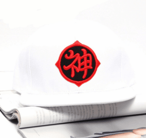 Dragon Ball Kami Guardian God Kanji Hip Hop Snapback Hat Cap White - Saiyan Stuff