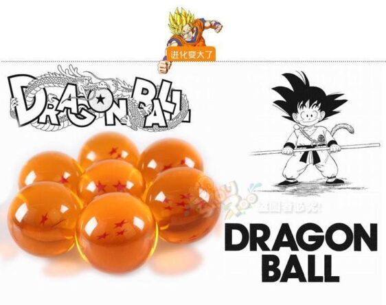 Dragon Ball Z 7 Stars Crystal Balls Set 7 Pcs - Saiyan Stuff
