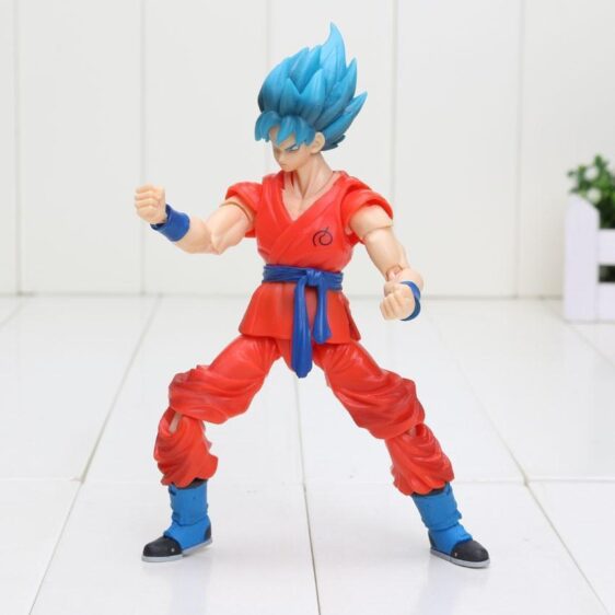 Dragon Ball Z Son Goku Super Saiyan Blue Resurrection F PVC Action Figure 16cm - Saiyan Stuff - 2