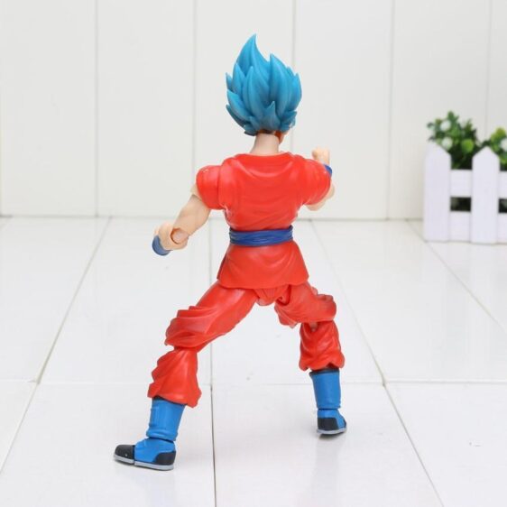 Dragon Ball Z Son Goku Super Saiyan Blue Resurrection F PVC Action Figure 16cm - Saiyan Stuff - 4