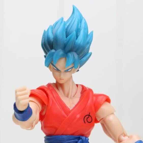Dragon Ball Z Son Goku Super Saiyan Blue Resurrection F PVC Action Figure 16cm - Saiyan Stuff - 5