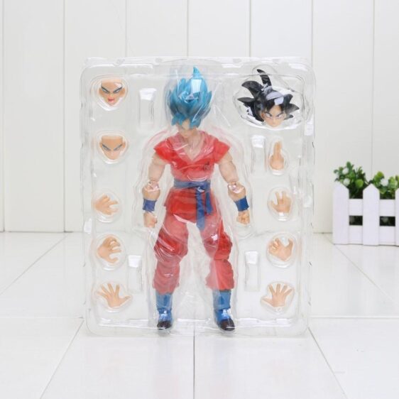 Dragon Ball Z Son Goku Super Saiyan Blue Resurrection F PVC Action Figure 16cm - Saiyan Stuff - 6
