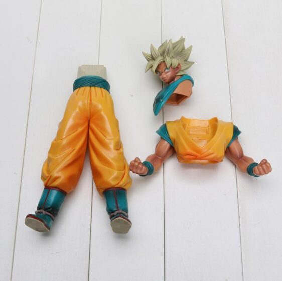 Dragon Ball Z Super Saiyan SSJ2 Son Goku Tan Skin Tone PVC Action Figure - Saiyan Stuff