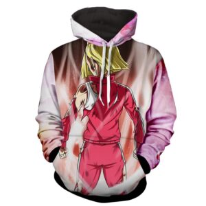 Dragon Ball Z Ultra Instinct Android 18 Back View Hoodie