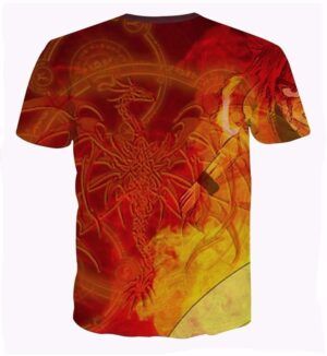 Fairy Tail Angry Etherious Natsu Dragneel Fire Dragon Magic 3D T-Shirt - Konoha Stuff