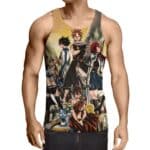 Fairy Tail Cool Characters Natsu Lucy Erza Happy 3D Tank Top