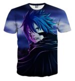 Fairy Tail Dope Jellal Fernandes Dark Mage Black Coat T-Shirt
