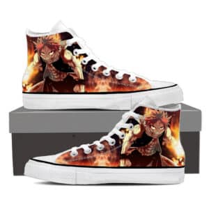 Fairy Tail Etherious Natsu Dragneel Fire Dragon Orange Shoes