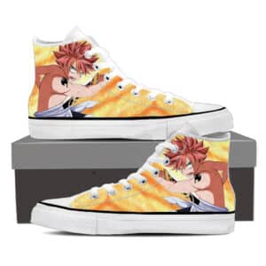 Fairy Tail Exhausted Dragon Slayer Natsu Cool Sneakers Shoes