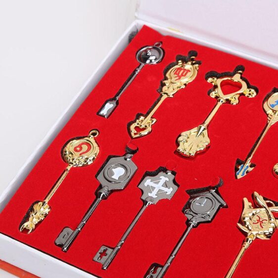 Fairy Tail Horoscope Spirit Gate Silver Golden Guild Symbol Keys Set Toy - Konoha Stuff - 4