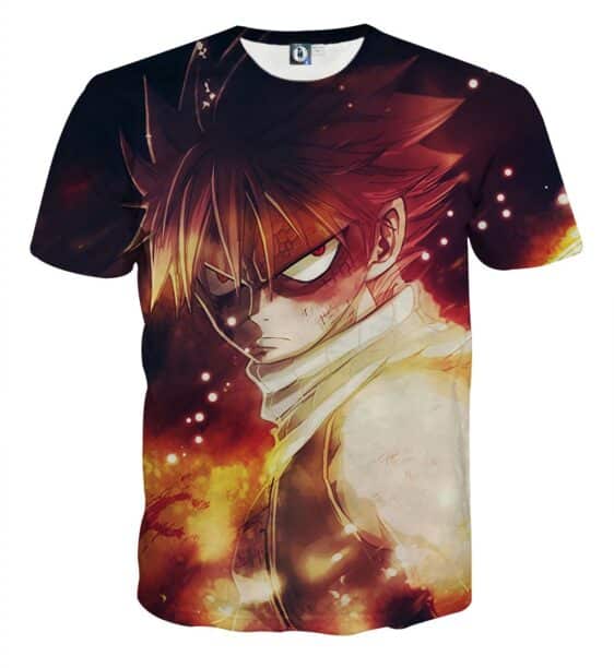 Fairy Tail Intense Natsu Dragneel Fire Dragon Slayer T-Shirt