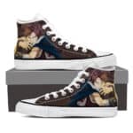 Fairy Tail Natsu Salamander Flame Fist Brown Sneakers Shoes
