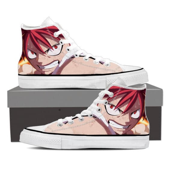 Fairy Tail Natsu Worn Out But Won't Give Up Sneakers Shoes