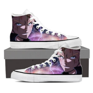 Fairy Tail Wounded Mage Laxus Dreyar Smirk 3D Sneakers Shoes