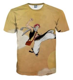 Fairy Tail Natsu Always On The Go High Jump Full Print T-shirt