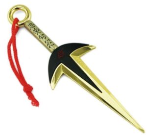 Fourth Hokage Minato Namikaze Ninja Kunai Dagger 18cm With Leather Case - Konoha Stuff