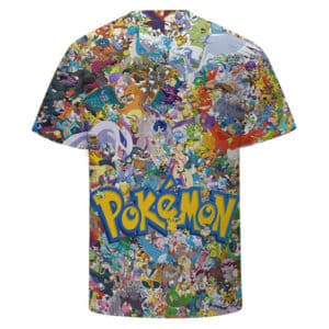 Gotta Catch 'Em All Cute Pokemon Go Anime Characters 3D T-Shirt