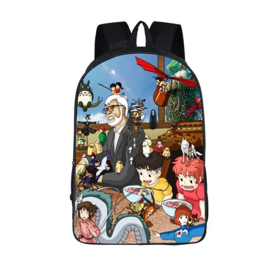 Hayao Miyazaki Movie Compilation Cool Fan Art Backpack