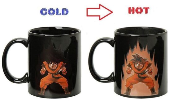 Heat Reactive Color Changing Goku Kaio-Ken Dragon Ball Mug - Saiyan Stuff