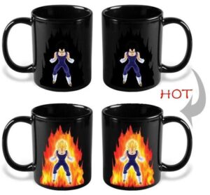 Heat Reactive Color Changing Super Saiyan Vegeta Dragon Ball Mug - Saiyan Stuff