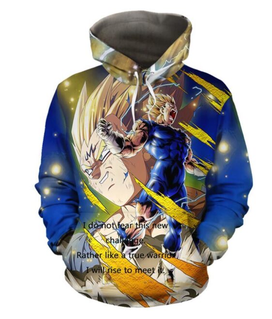 Dragon Ball Z Legendary Majin Vegeta Super Saiyan Hoodie