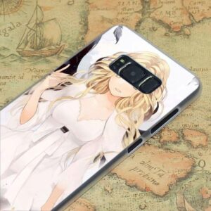 Delicate Anime Girl Dark Angel White Samsung Galaxy Note S Series Case