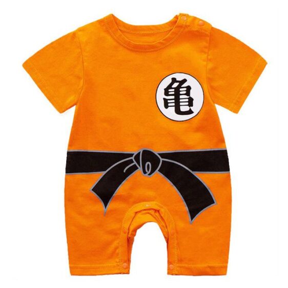 Dragon Ball Z Master Roshi's Kanji Cosplay Baby Jumpsuit