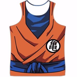 Master Roshi's Disciple Krillin Goku Kame Symbol 3D Tank Top - Saiyan Stuff