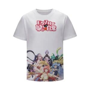 Monster Musume Main Characters Monster Girls White T-Shirt