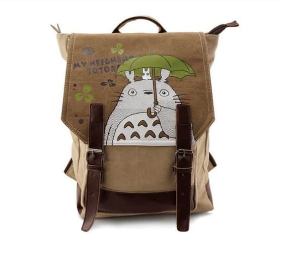 My Neighbor Totoro Holding Umbrella School Cute Bag Backpack - Konoha Stuff