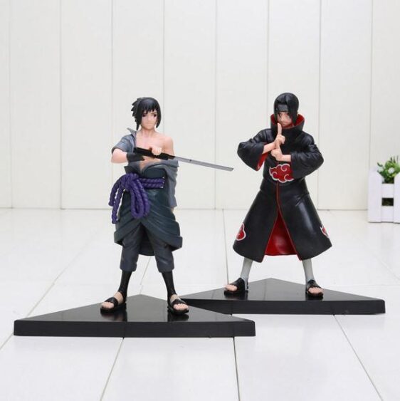 Naruto - Sasuke Uchiha Itachi Uchiha Action Figure Set 2pcs 15cm - Konoha Stuff