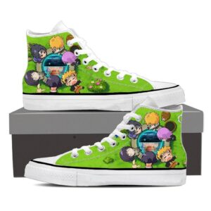 Naruto Character Cute Chibi Style Full Print Sneakers Shoes