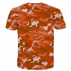Naruto Sasuke Uchiha Camo Camouflage Dab Dance Red T-shirt - Konoha Stuff - 2