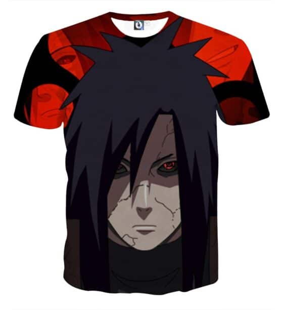 Naruto Shippuden Resurrected Uchiha Madara Black T-Shirt