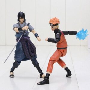Naruto Uzumaki & Sasuke Uchiha Articulated Action Figure 15cm - Konoha Stuff