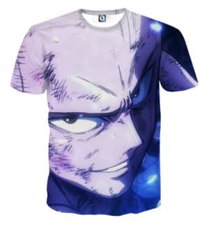 One-Punch Man Thrilled Saitama Smirk Scratched Face T-Shirt