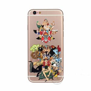 One Piece D.Luffy Anime Characters Collection Case Apple iPhone 5 6 7 S - Konoha Stuff