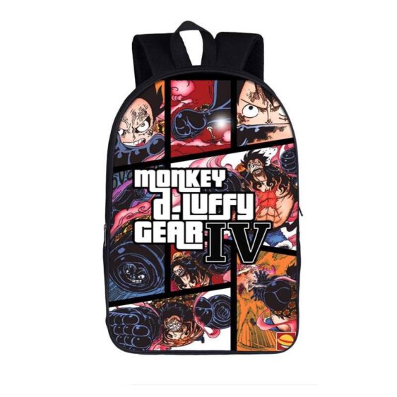 One Piece Monkey D. Luffy Gear Fourth Technique Backpack