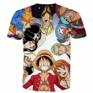 One Piece Pirate Warriors Monkey D.Luffy Funny Anime Characters T-shirt - Konoha Stuff - 2