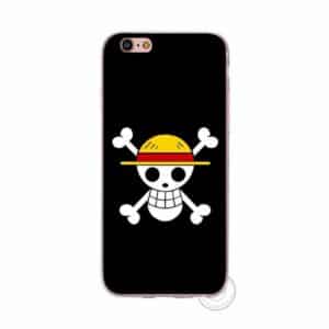 One Piece Skull Crossbones Black Jolly Roger Case Apple iPhone 5 6 7 S Plus - Konoha Stuff