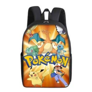 Pokemon Pikachu Charizard Signature School Bag Backpack
