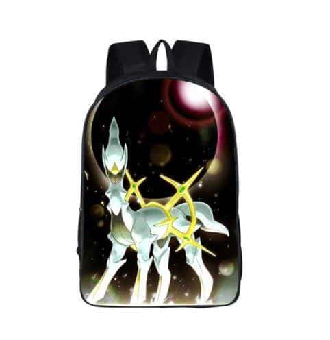 Pokemon Arceus Mythical Creature Majestic School Bag Backpack - Konoha Stuff