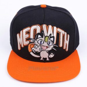 Pokémon Cartoon Meowth Fashion Cool Design Baseball Hat Cap - Konoha Stuff