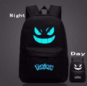 Pokemon GO Gengar Poison Type Black Shade School Bag Backpack - Konoha Stuff - 1