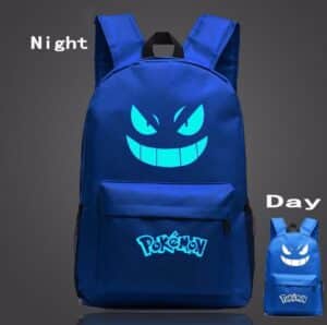 Pokemon GO Gengar Poison Type Dark Blue Shade School Bag Backpack - Konoha Stuff