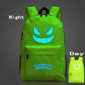 Pokemon GO Gengar Poison Type Green Shade School Bag Backpack - Konoha Stuff