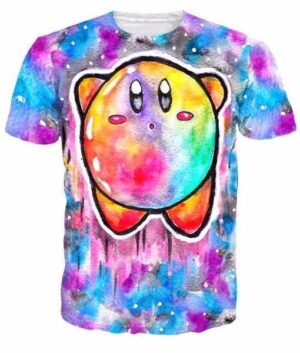 Pokemon GO Kirby Copy Abilities Cute Art Colorful Anime Game T-shirt - Konoha Stuff
