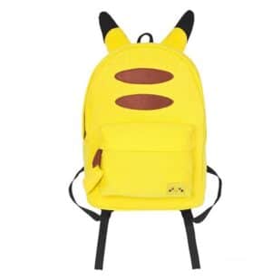 Pokemon GO Pikachu Back Tail Ears Cute Yellow School Bag Backpack - Konoha Stuff - 1
