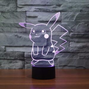 Pokemon GO Pikachu LED 7 Color Changing Night Cute Lamp - Konoha Stuff - 1